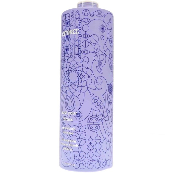 NWT AMIKA: bust your brass shampoo and conditioner 1L. - Picture 3 of 8